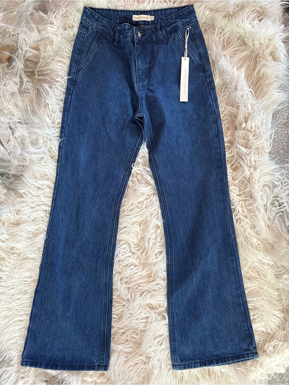 House of Harlow 1960 Reva Straight Leg Jeans Medium Wash NWT 30/10
